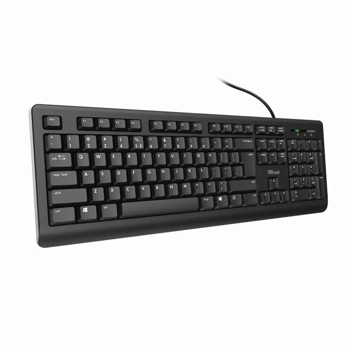 Keyboard Trust TK-150 Spanish Qwerty Black