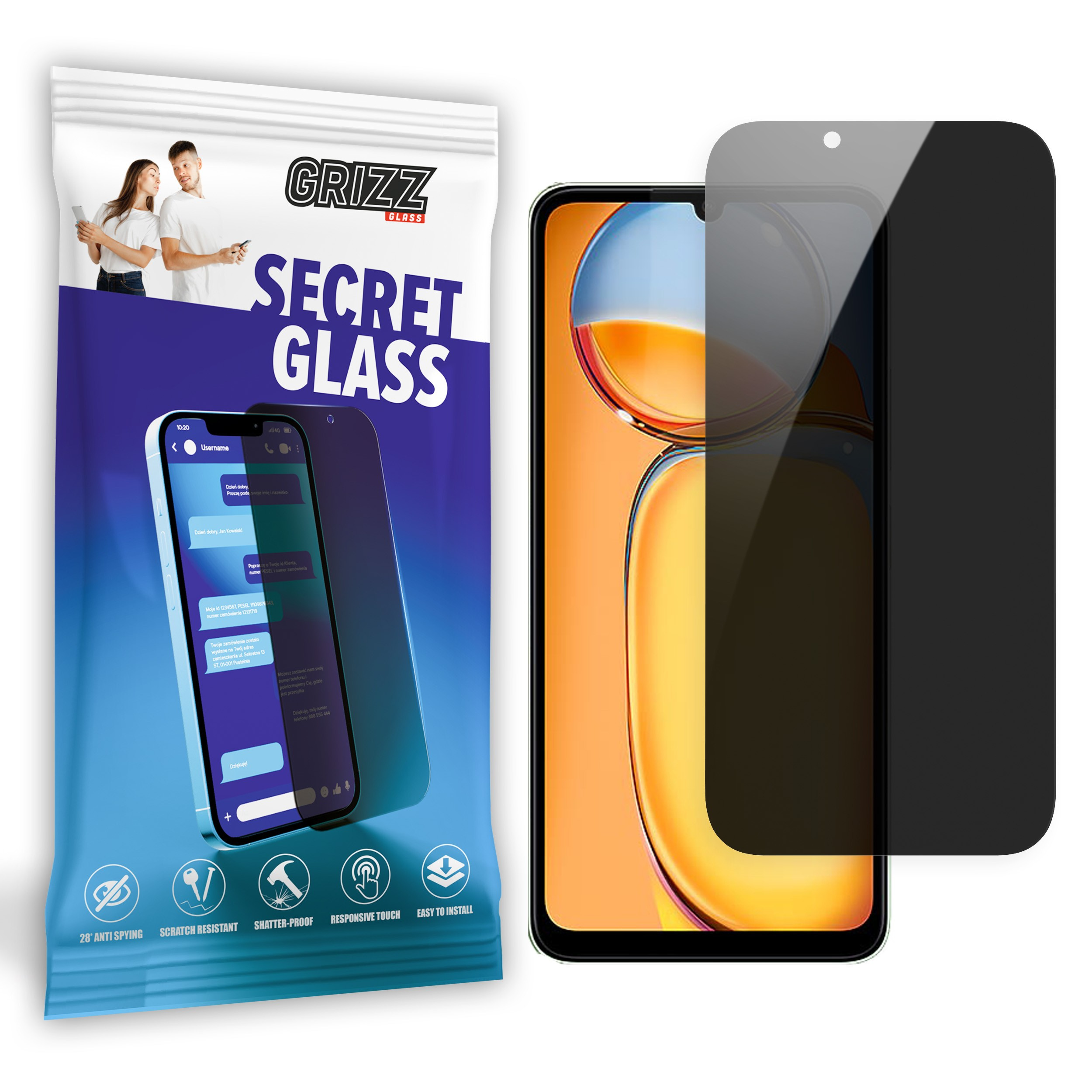 GrizzGlass SecretGlass Xiaomi Redmi 13C
