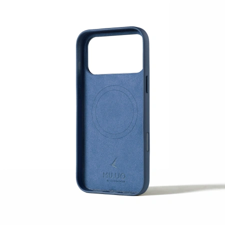 Etui Mujjo Leather Case do Apple iPhone 17 Pro Max MagSafe (monaco blue)