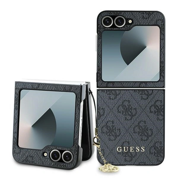Case Guess GUHCZF6GF4GGR Samsung Galaxy Z Flip6 4G Charm black/black