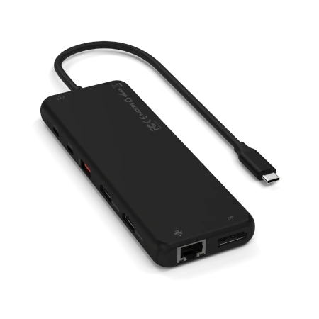 Satechi 13-in-1 Triple Display Multiport Adapter USB-C / 2xHDMI 4K/60Hz, DP 8K/60Hz, 3xUSB-A 3.0 (5Gbps), USB-A 3.1 (10Gbps), 2xUSB-A 2.0 (480Mbps), 2xUSB-C (10Gbps, PD 85W), 1xEthernet 1Gbps, 1xaudio 3,5 mm