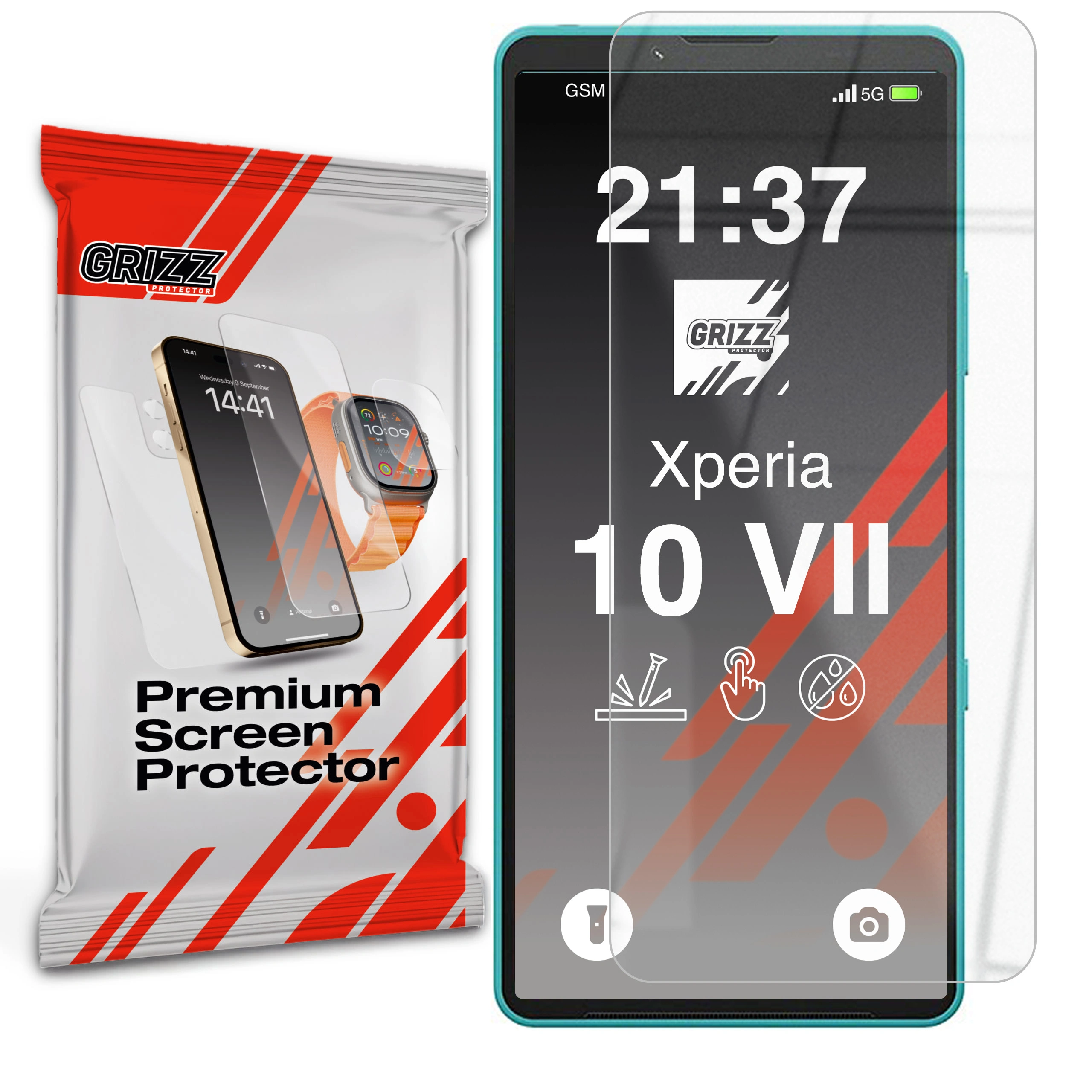 Szkło hybrydowe GrizzGlass HybridGlass do Sony Xperia 10 VII