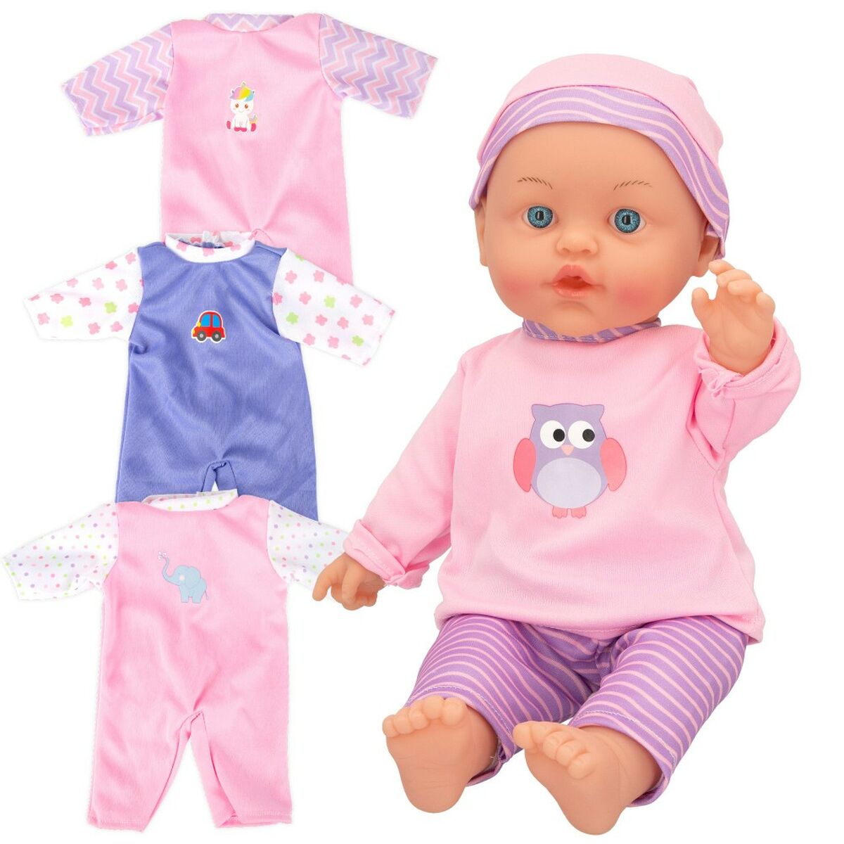 Baby doll Colorbaby 24 x 42 x 11 cm 2 Units