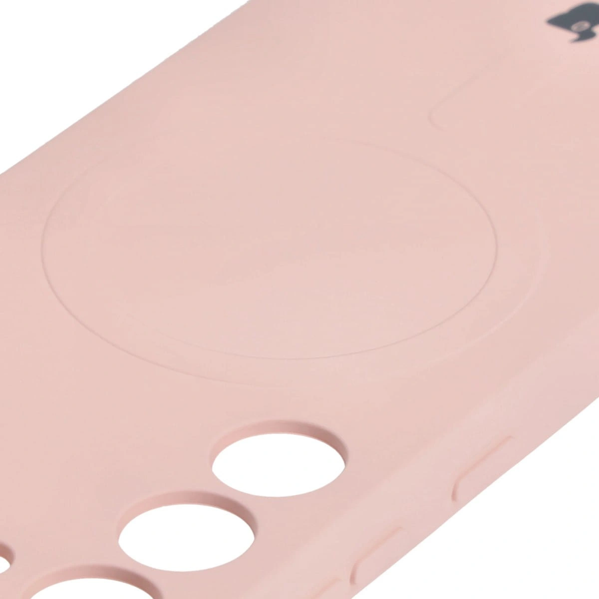 Bizon Case Silicone Magnetic Samsung Galaxy S23 light pink