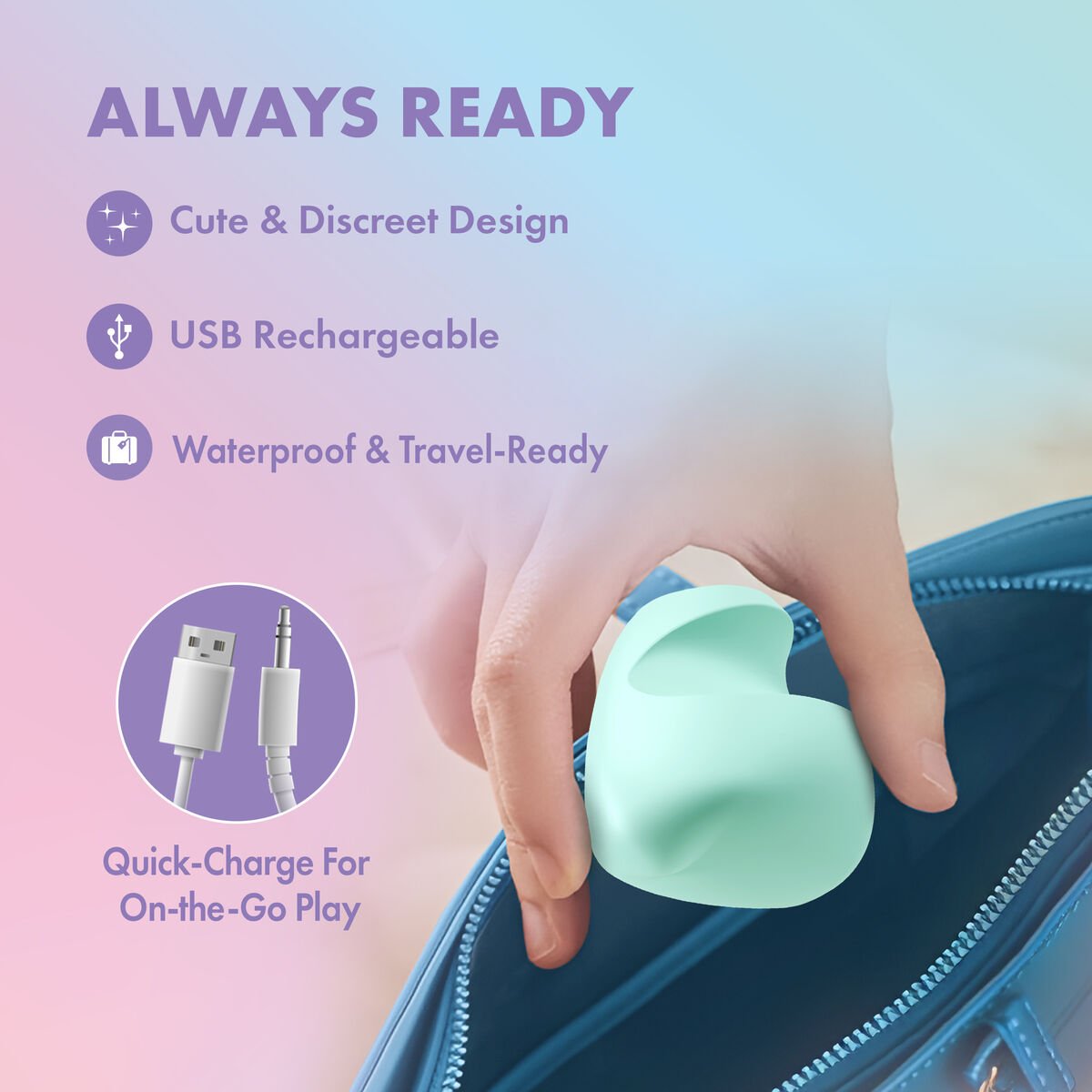 Massager Blush Play with me Green Massager Blush Play with me Green
