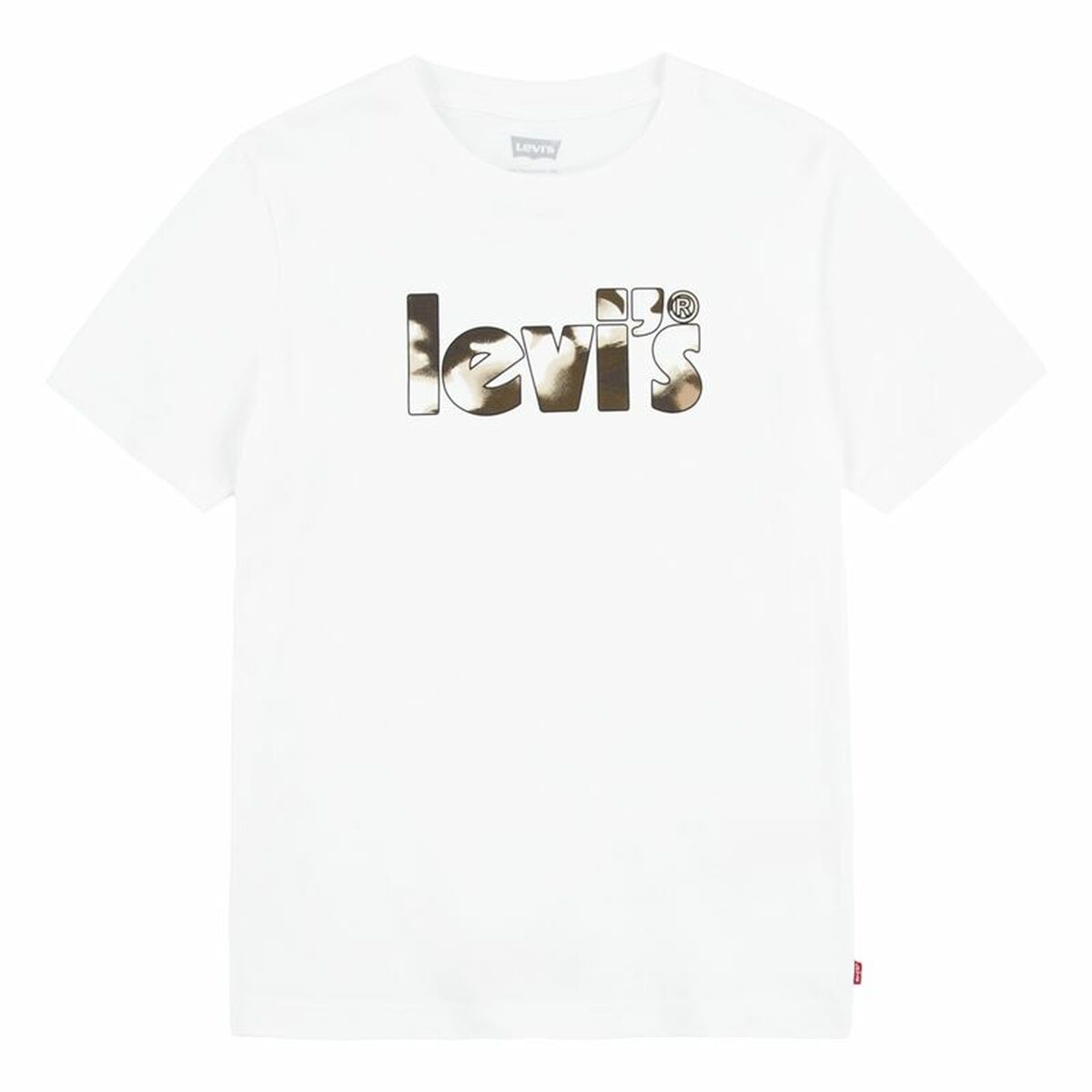 T-shirt Levi's Camo Poster Logo Bright White T-shirt Levi's Camo Poster Logo Bright White