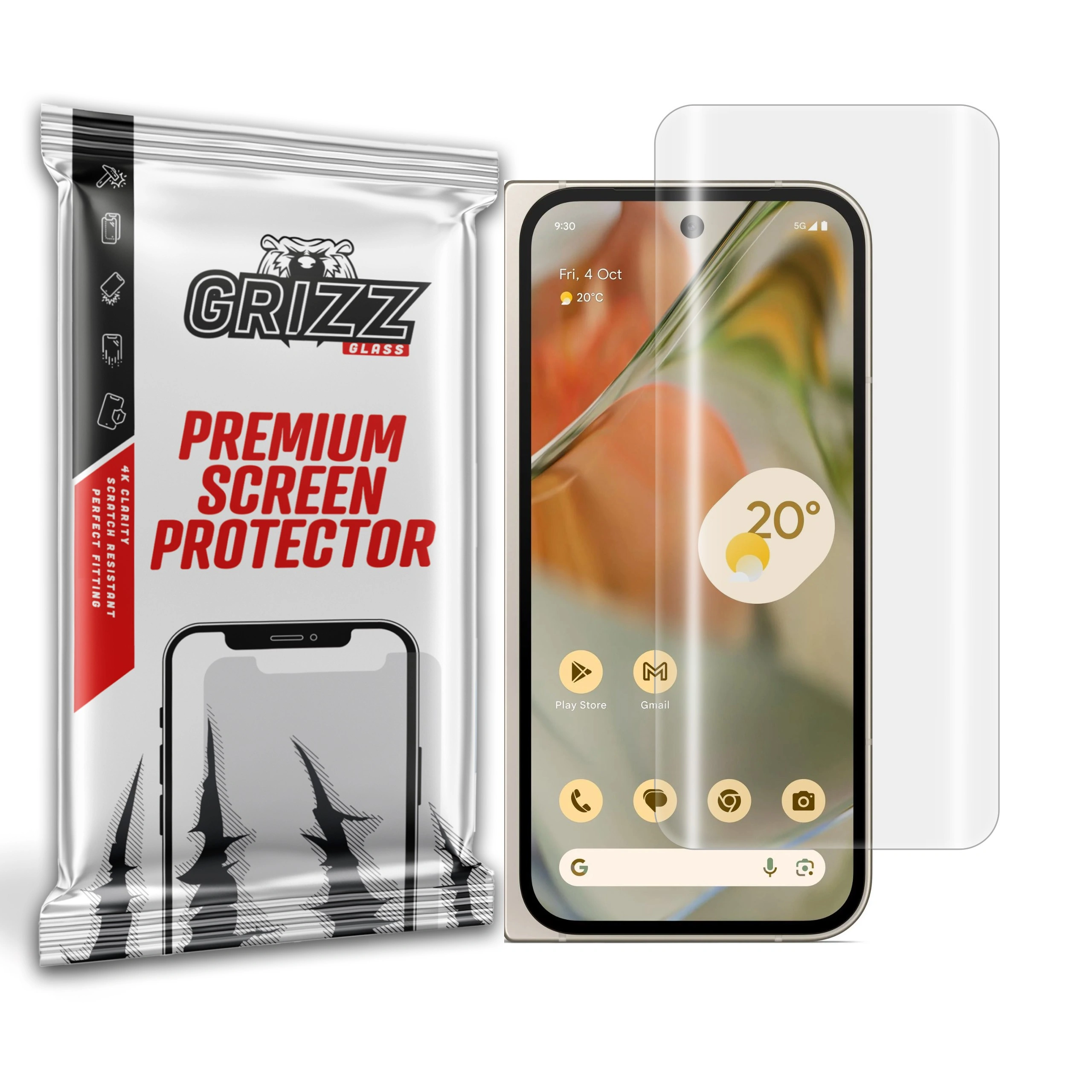 Hydrogel film GrizzGlass Hydrofilm for Google Pixel 9 Pro Fold