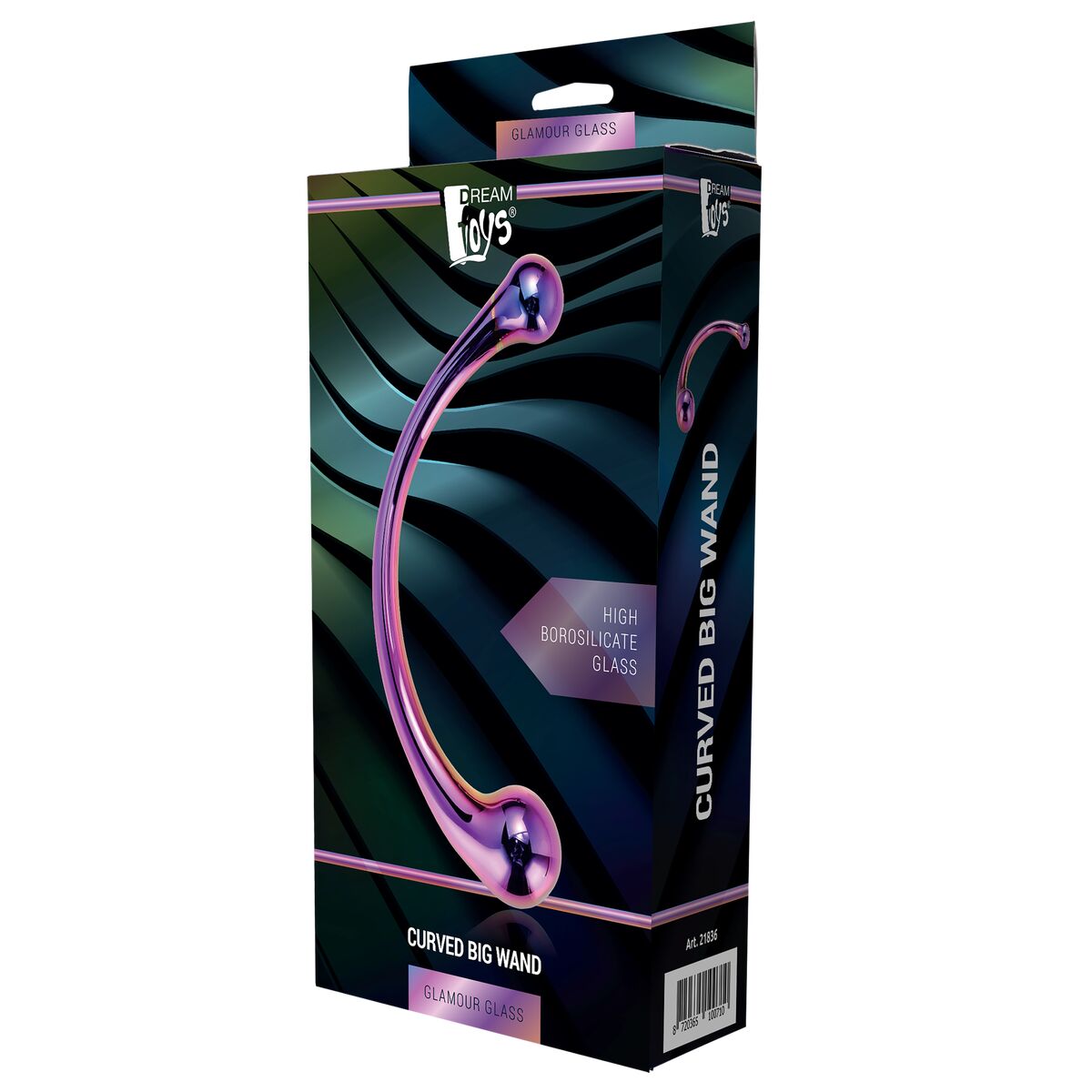 Classic Dong Dream Toys Glamour Glass Multicolour Ø 3,5 cm