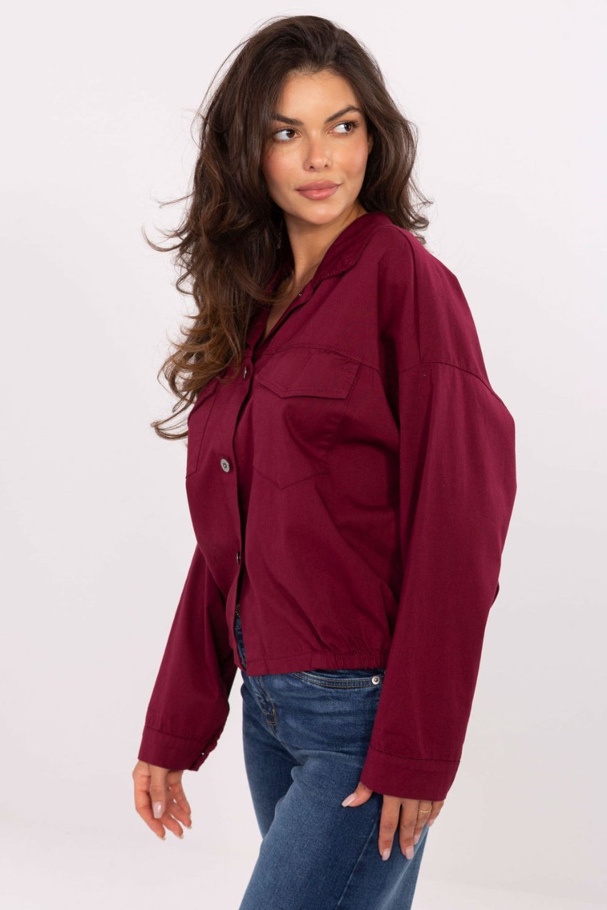  Long sleeve shirt model Rue Paris  red
