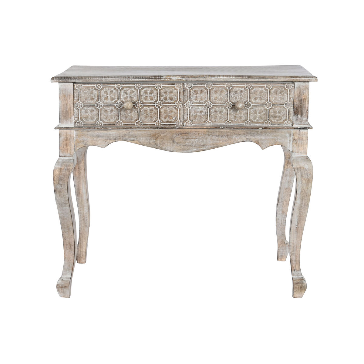 Occasional Furniture DKD Home Decor White Brown Mango wood 91 x 42 x 81 cm