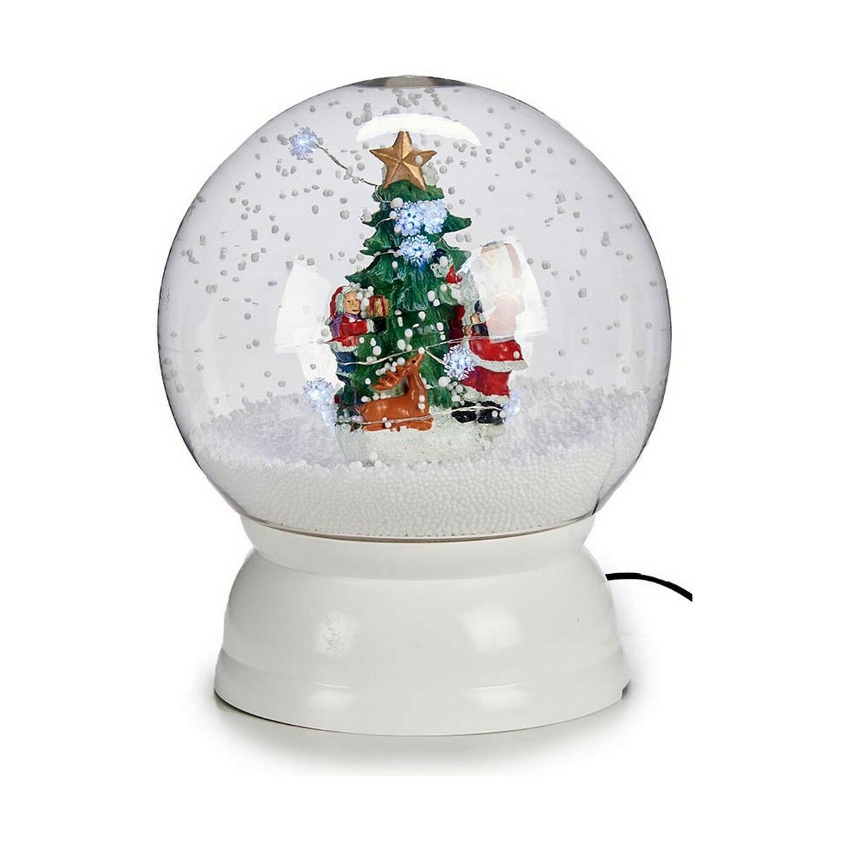 Snowball Christmas Tree 22 x 27 cm White Plastic