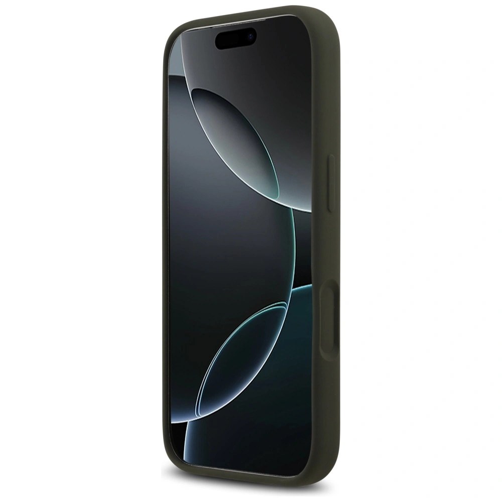 Etui Guess Silicone Big 4G Script do Apple iPhone 17 Pro Max khaki