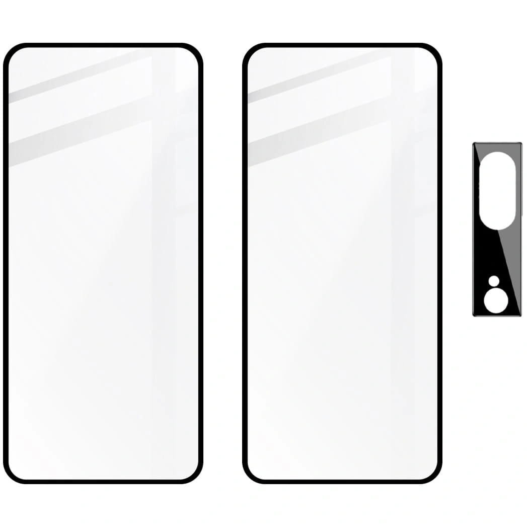 BIZON Edge 2x screen glass + camera glass Pixel 8