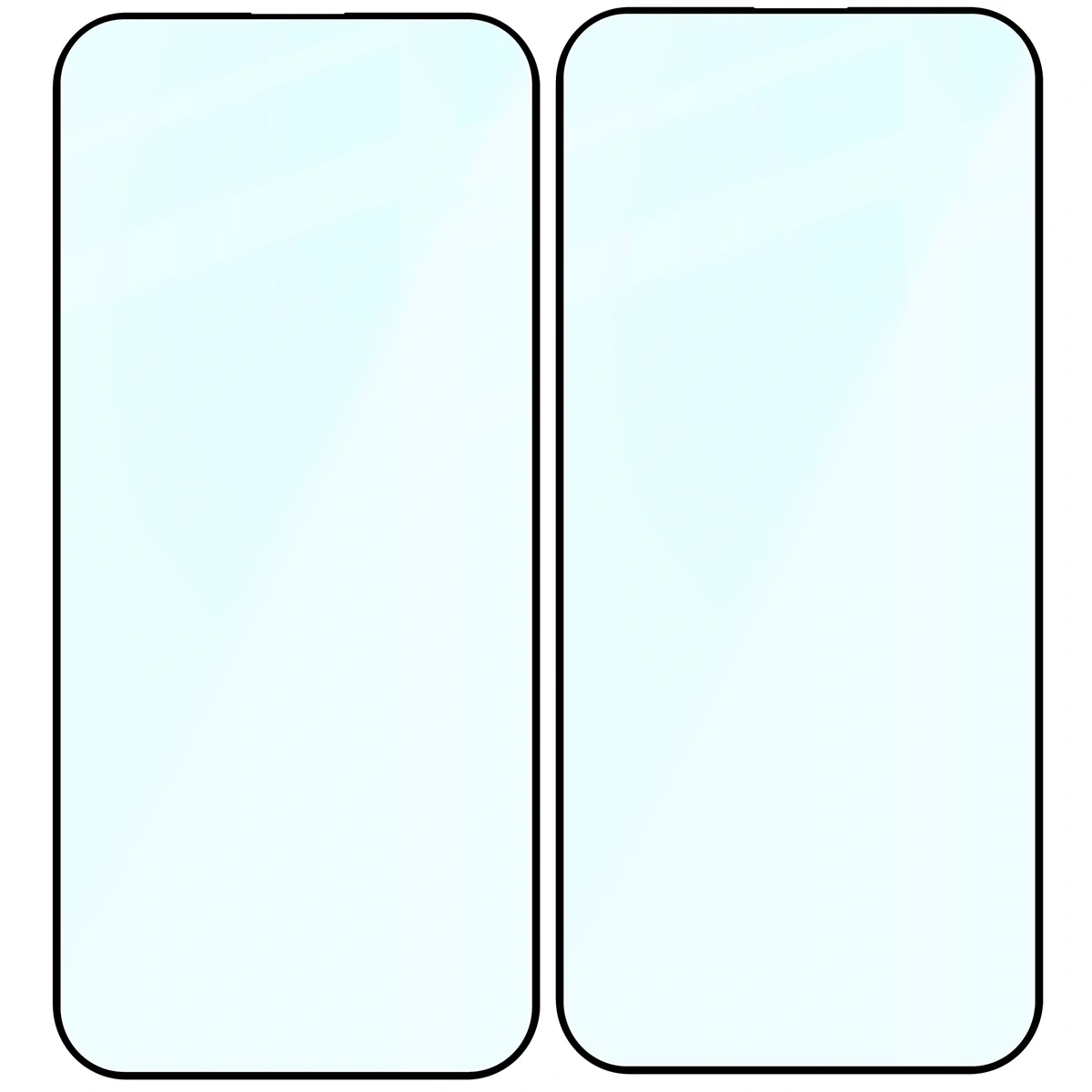 Szkło hartowane Bizon Glass Edge Duo do Apple iPhone 16 Pro Max czarna ramka [2 PACK]