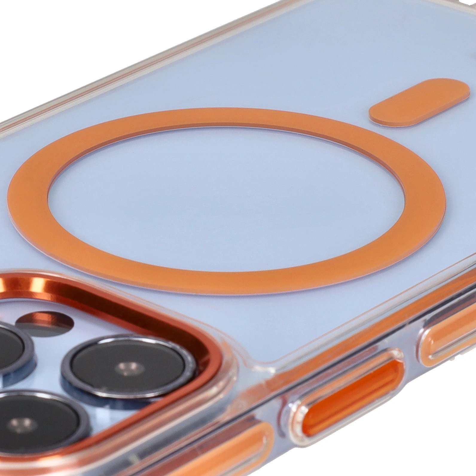 Bizon Case Marco Apple iPhone 13 Pro clear with orange frame