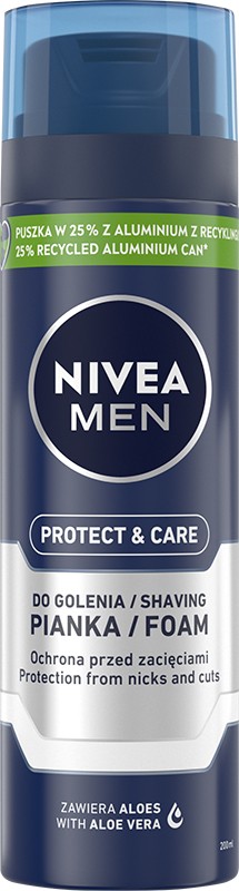 NIVEA MEN Pianka do golenia Protect & Care