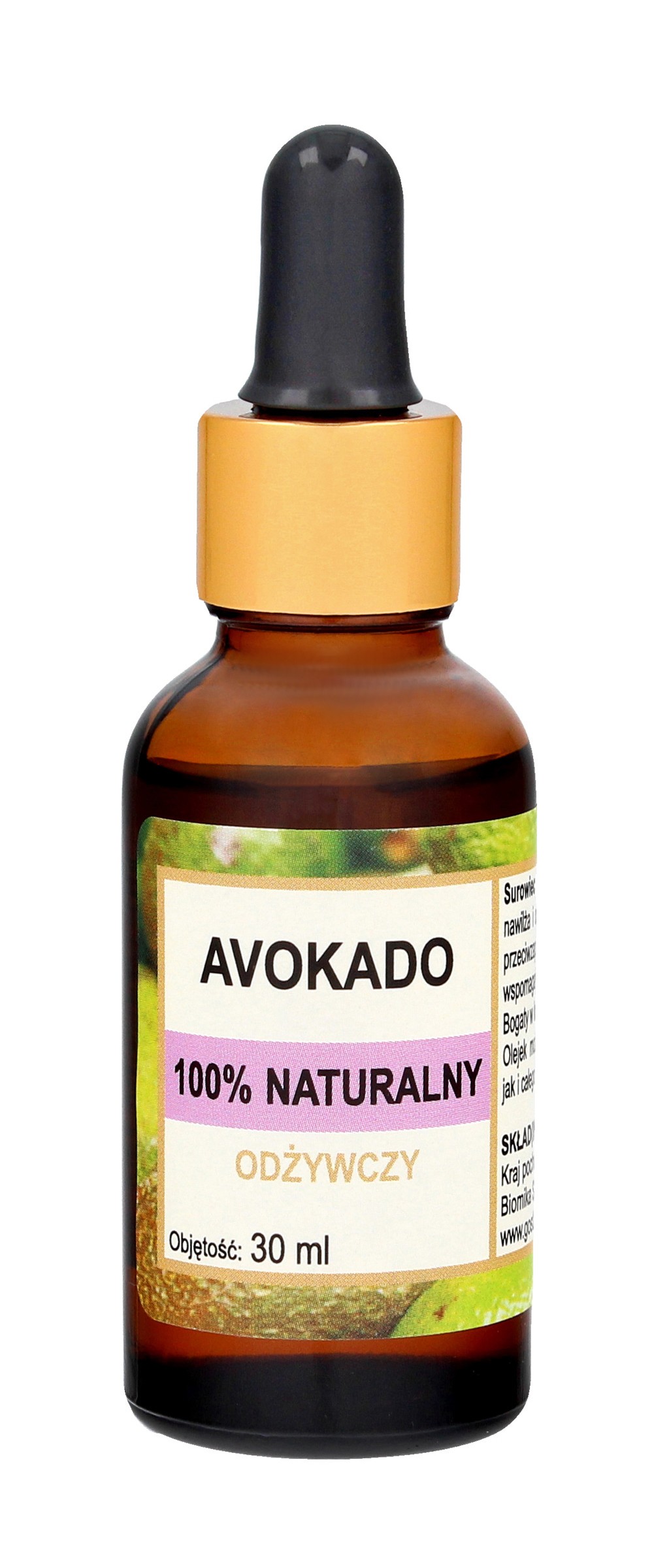 BIOMIKA 100% Naturalny Olejek z Avokado - odżywczy 30ml