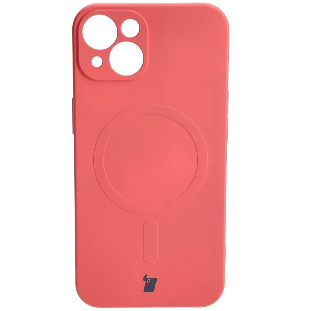 Bizon Case Silicone Magnetic Apple iPhone 13 dirty pink