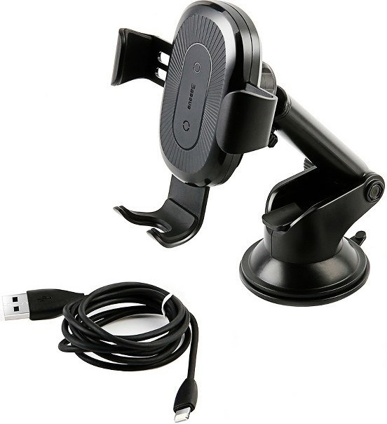 Baseus Gravity Car Mount with inductive charger Qi (Black)