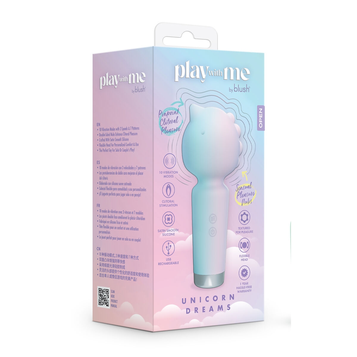 Massager Blush Play with me Multicolour Massager Blush Play with me Multicolour