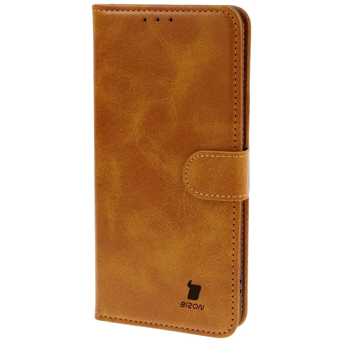 Etui z klapką Bizon Case Pocket do Realme 14 Pro 5G brązowe