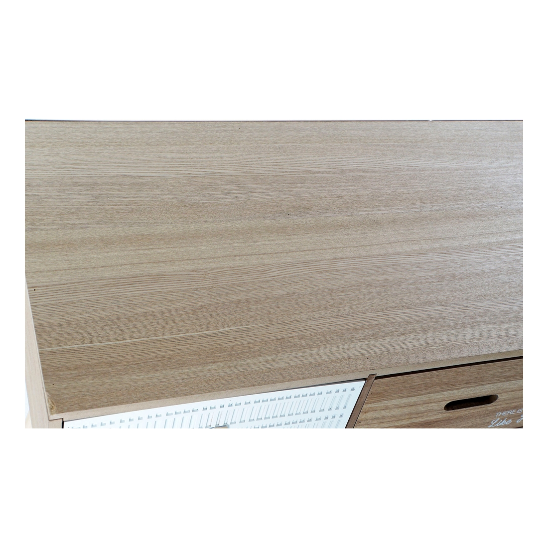 Schreibtisch DKD Home Decor Weiß Braun Holz (100 x 50 x 76 cm)