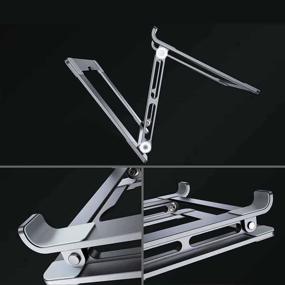 Tech-Protect Prodesk Universal Laptop Stand Silver