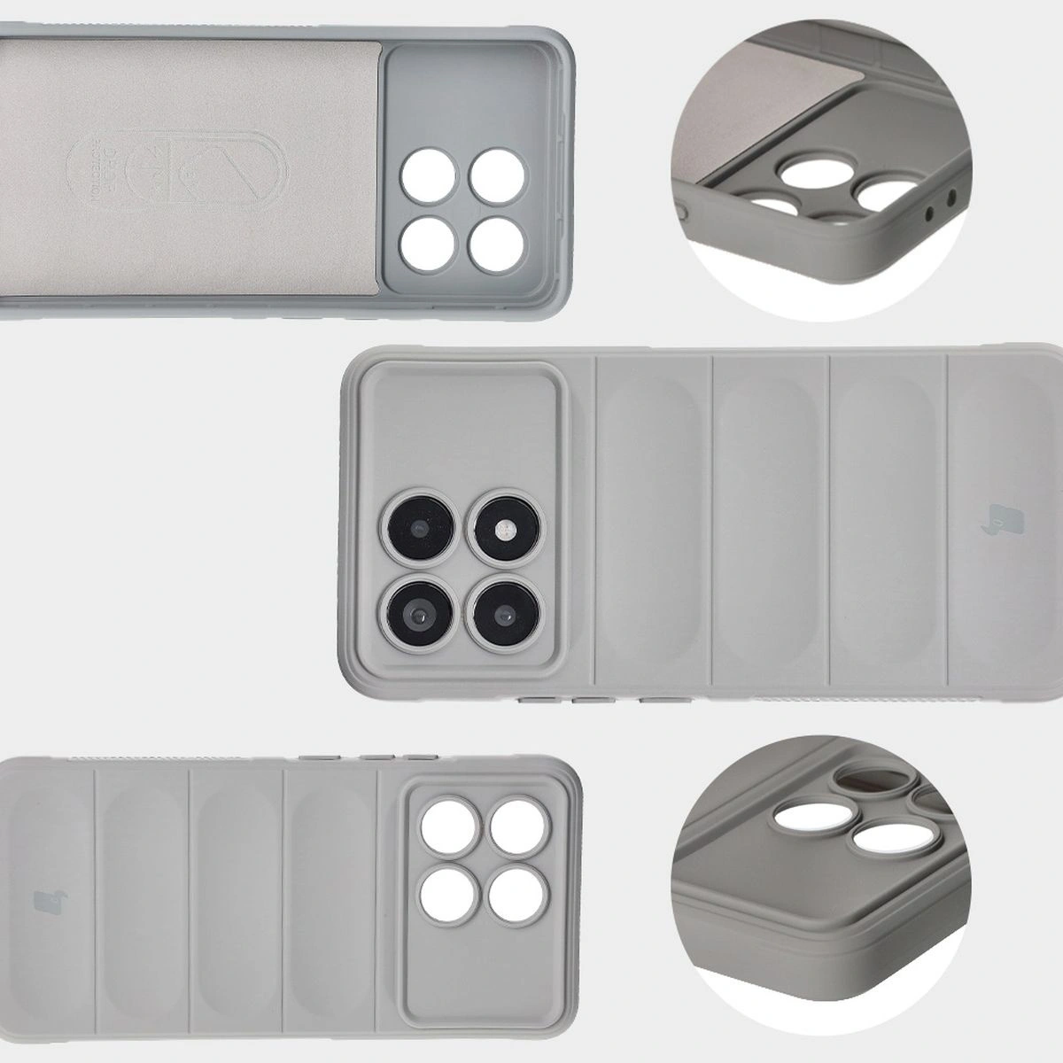 Bizon Case Tur Xiaomi Poco F6 Pro light grey