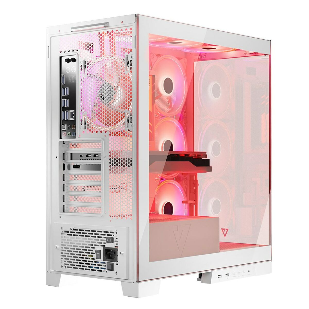 ATX Semi-tower Box Modecom Volcano SPACE APEX ARGB White ATX Semi-tower Box Modecom Volcano SPACE APEX ARGB White