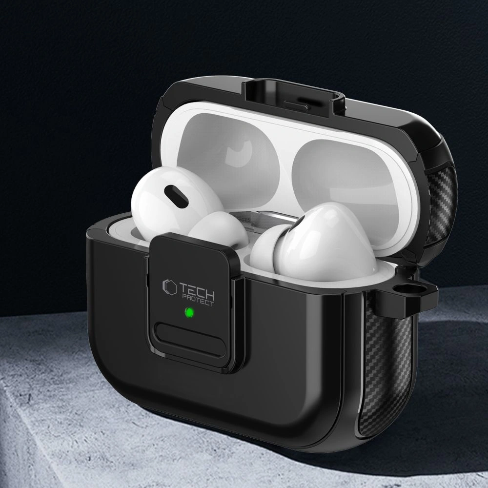 Tech-Protect Defender Hook MagSafe Apple AirPods Pro 1 / 2 Black