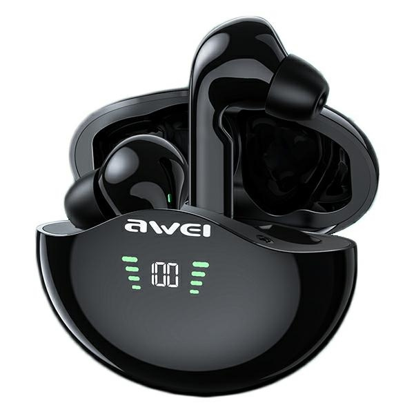 AWEI słuchawki Bluetooth 5.1 T12P TWS + stacja dokująca black