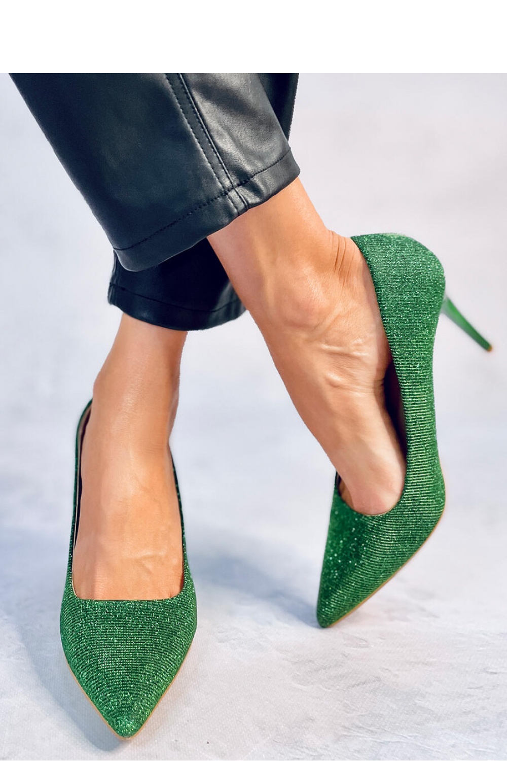  High heels model 180714 Inello  green