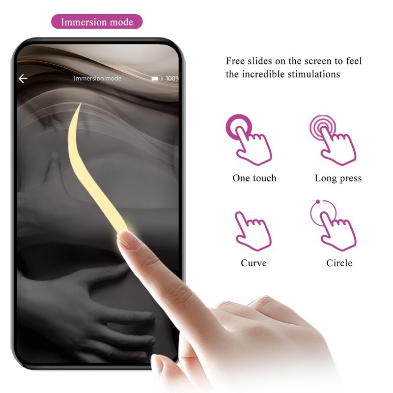 PRETTY LOVE - NYMPH VIBRATING EGG APP CONTROLLED PURPLE PRETTY LOVE - NYMPH VIBRATING EGG APP CONTROLLED PURPLE