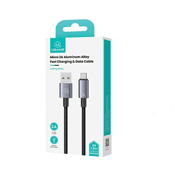 USAMS US-SJ668 USB-A / microUSB cable 2A 1,2m Fast Charging tarnish