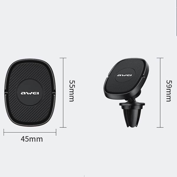 AWEI X21 Air Vent Magnetic Car Mount Black 
