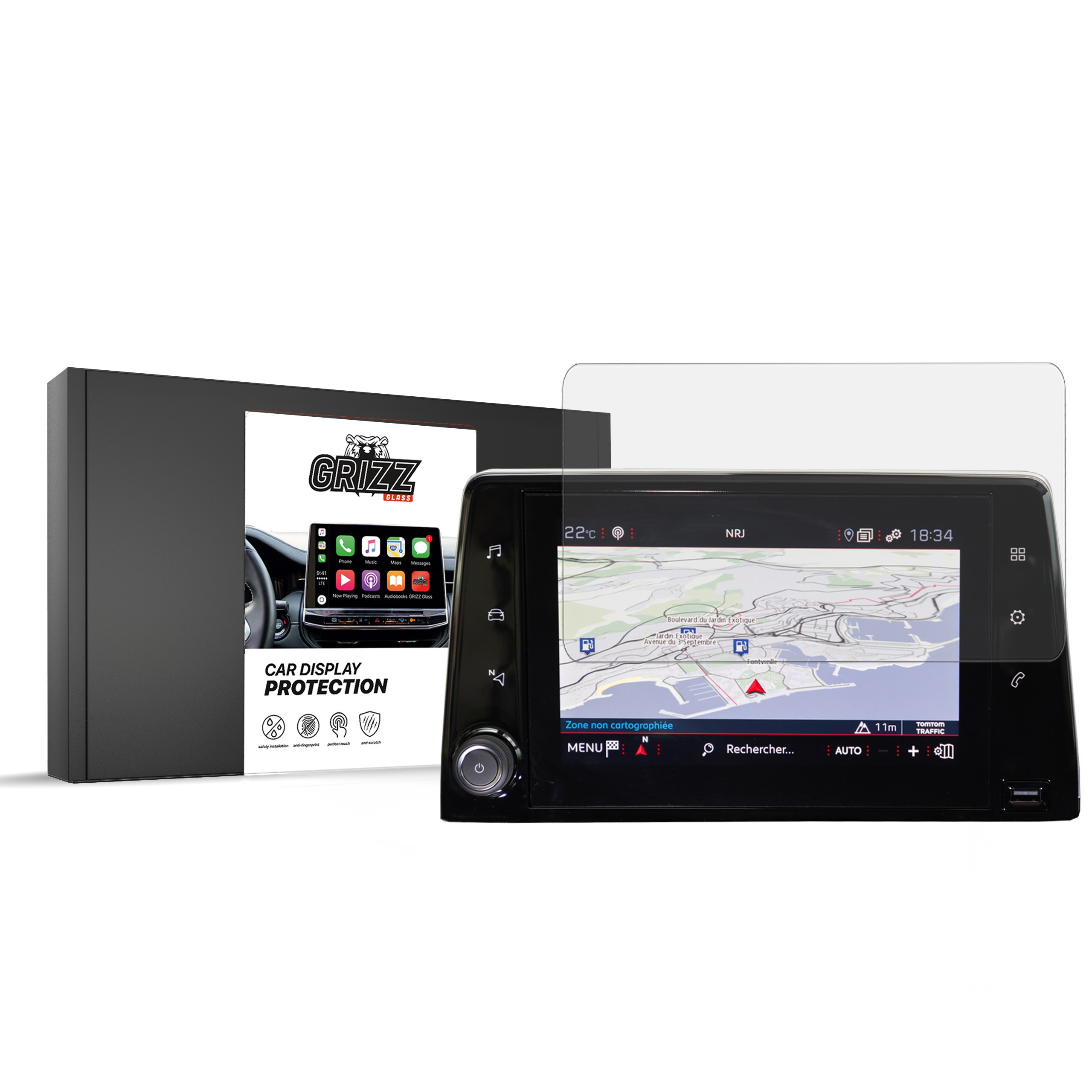 GrizzGlass CarDisplay Protection Citroen Berlingo 3gen 2021