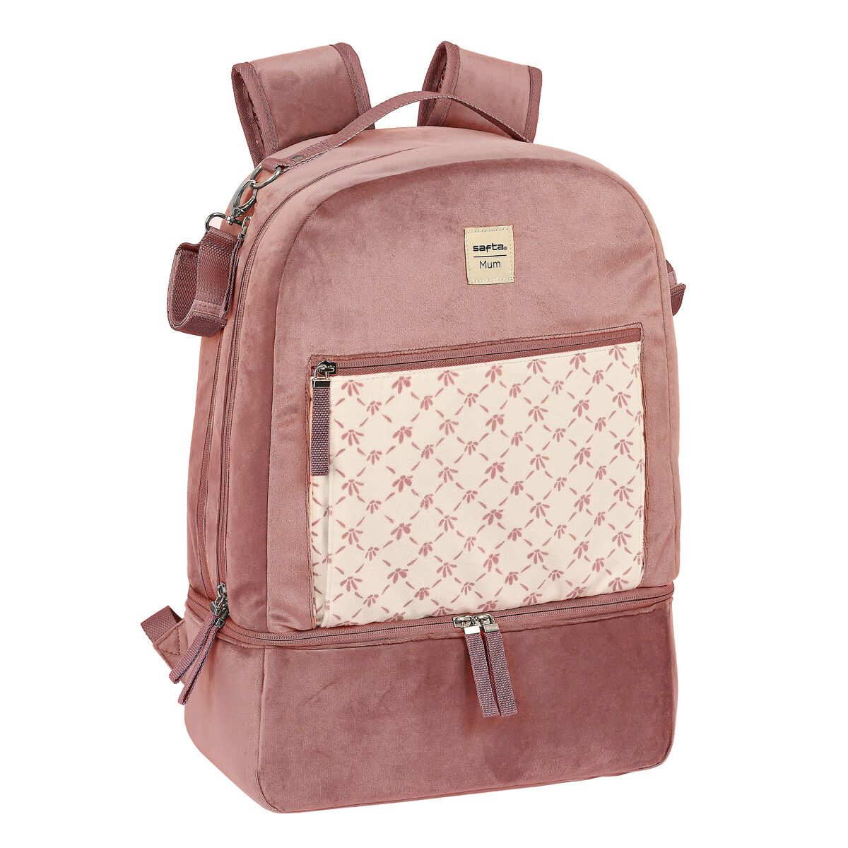 Baby Accessories Backpack Safta Marsala Pink (30 x 43 x 15 cm)