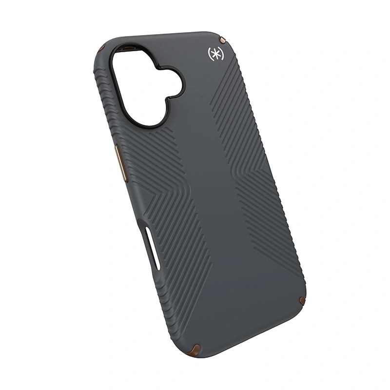 Case Speck Presidio2 Grip Apple iPhone 16 (Charcoal Grey / Cool Bronze / White)
