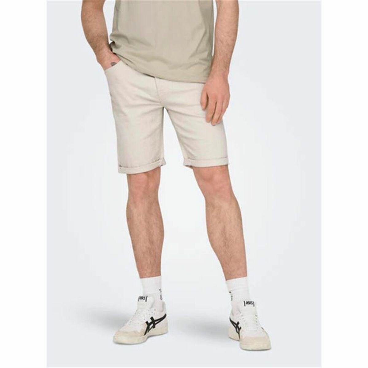 Men's Shorts Only & Sons Onsply 9296 Ecru Beige