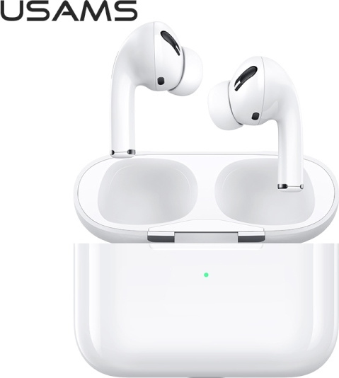 USAMS Earphones Bluetooth 5.0 TWS ANC YB Series white BHUYB01