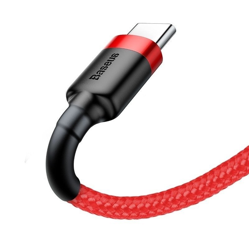 Cable USB-C Baseus Cafule 2A 3m Red