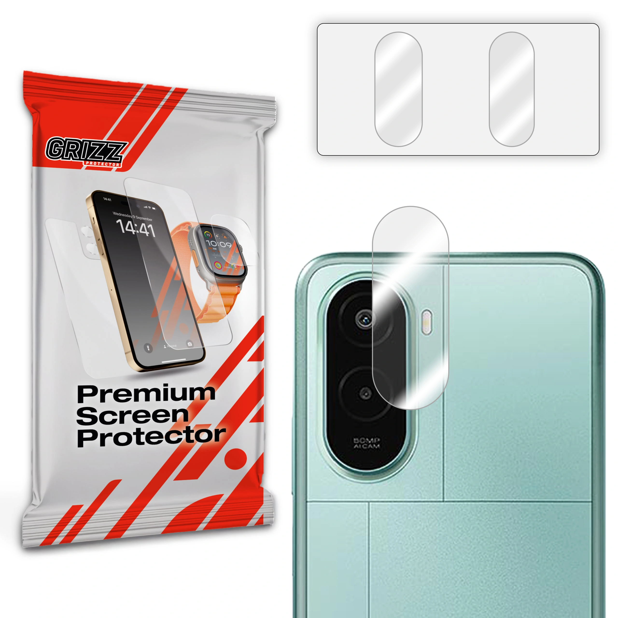 Szkło na aparat GrizzGlass HybridGlass Camera do Xiaomi POCO M7 Plus 5G