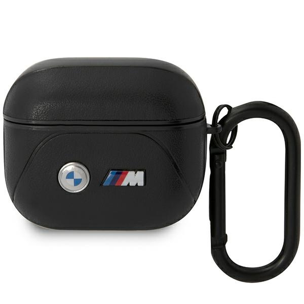 BMW BMA322PVTK Apple AirPods 3 black Leather Curved Line