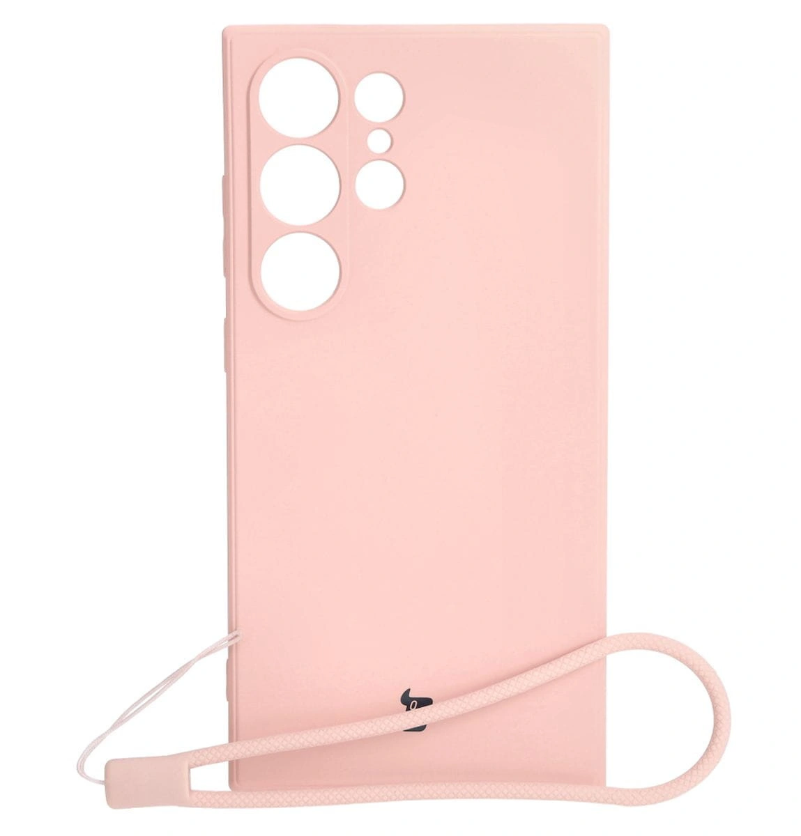 Bizon Case Silicone Sq Samsung Galaxy S24 Ultra light pink