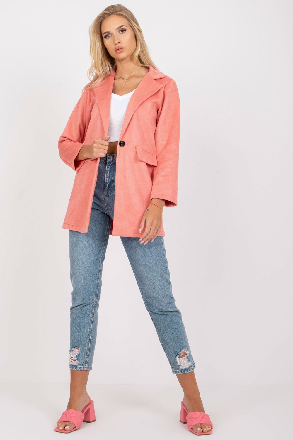  Jacket model 165393 Italy Moda  pink