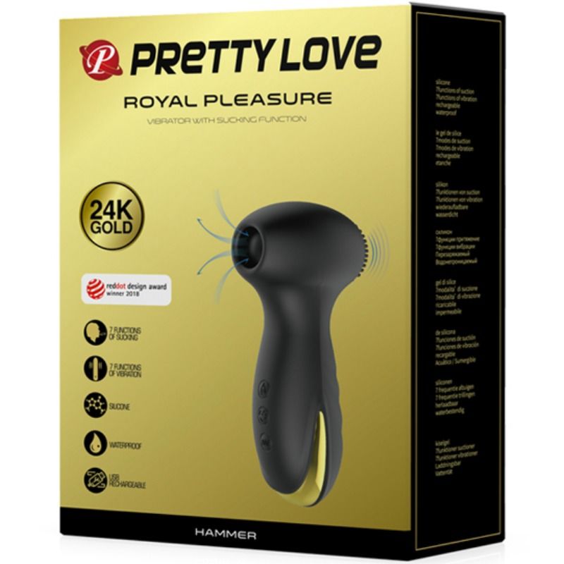 PRETTY LOVE SMART HAMMER SUCTION AND VIBRATION FUNCTION