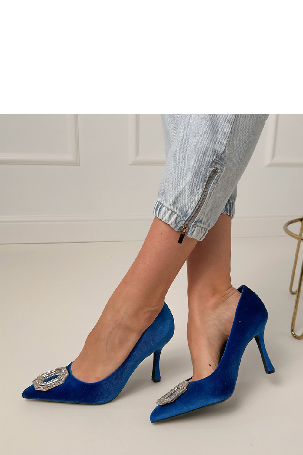  High heels model PRIMO  navy blue
