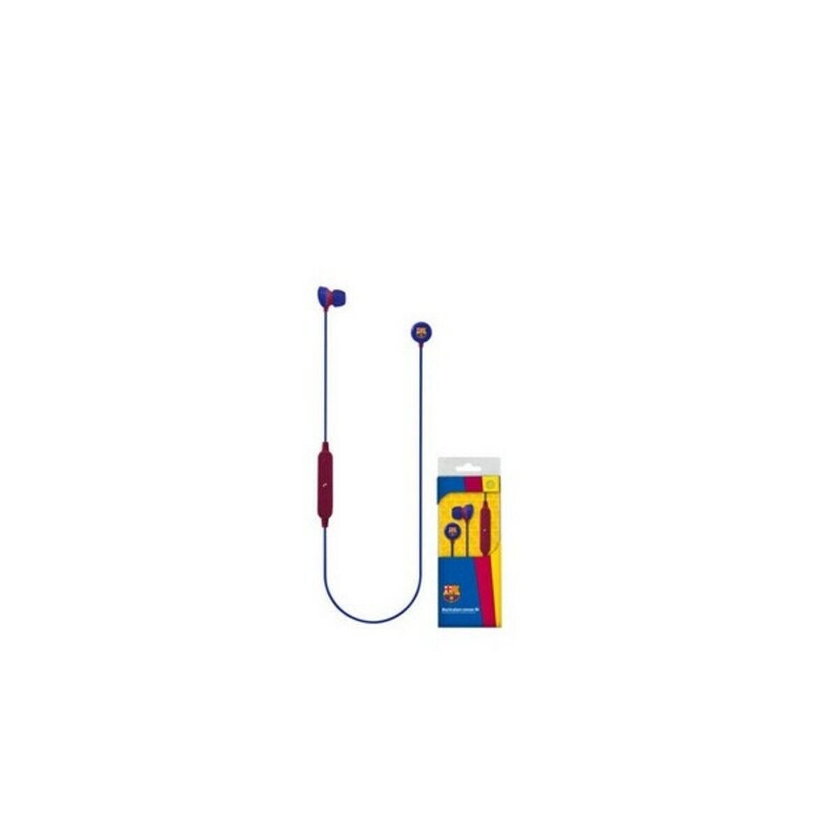 Bluetooth Sports Headset with Microphone F.C. Barcelona Blue