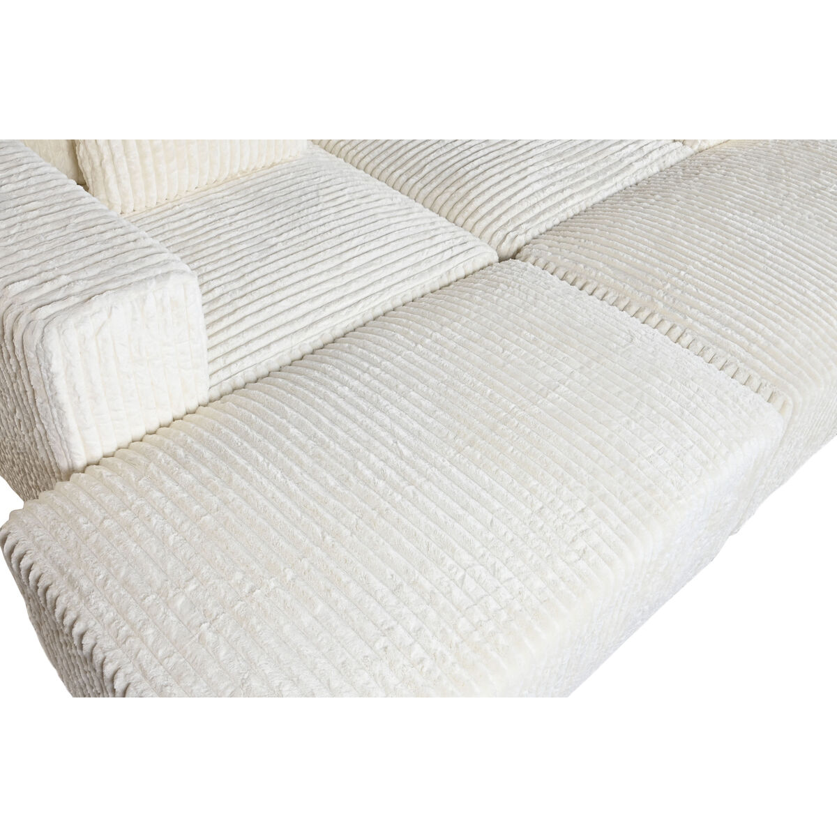 Sofa Home ESPRIT Cream Scandi 220 x 158 x 91 cm