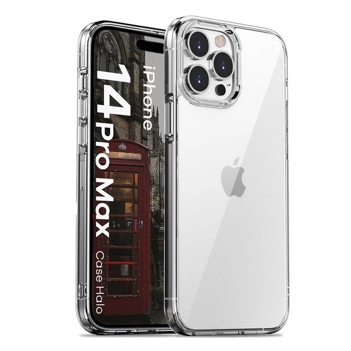 Bizon Case Halo for Apple iPhone 14 Pro transparent